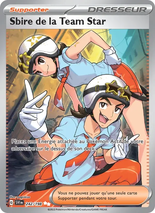 Carte Pokémon Sbire de la Team Star — Écarlate et Violet