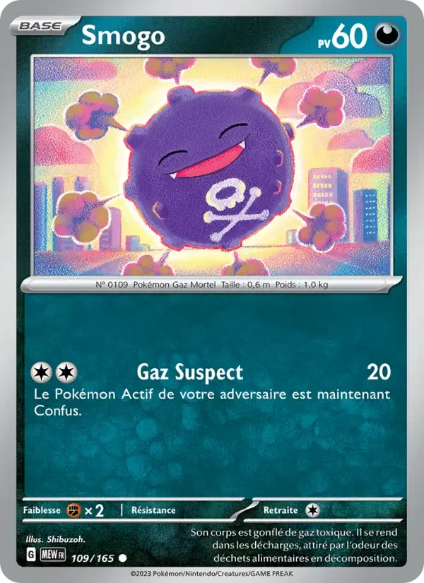 Carte Pokémon Smogo — Pokémon 151