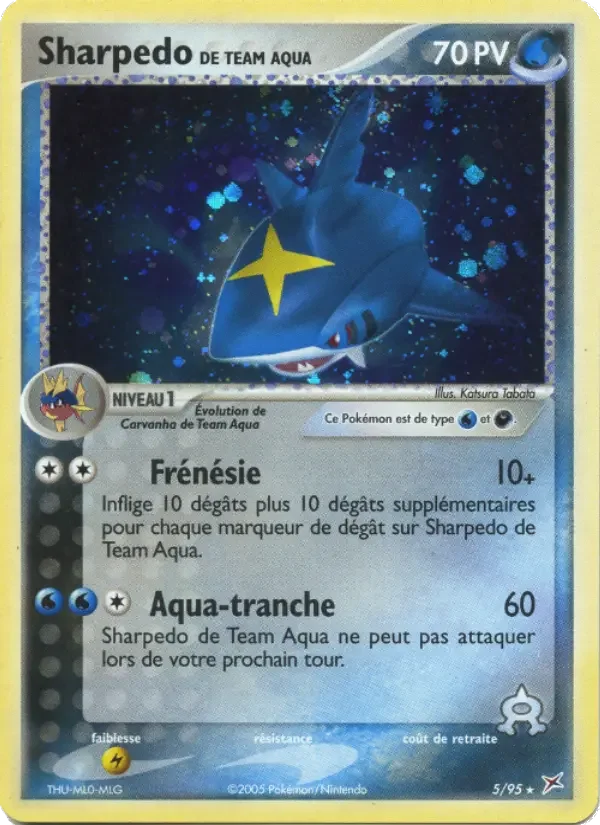 Carte Sharpedo de Team Aqua