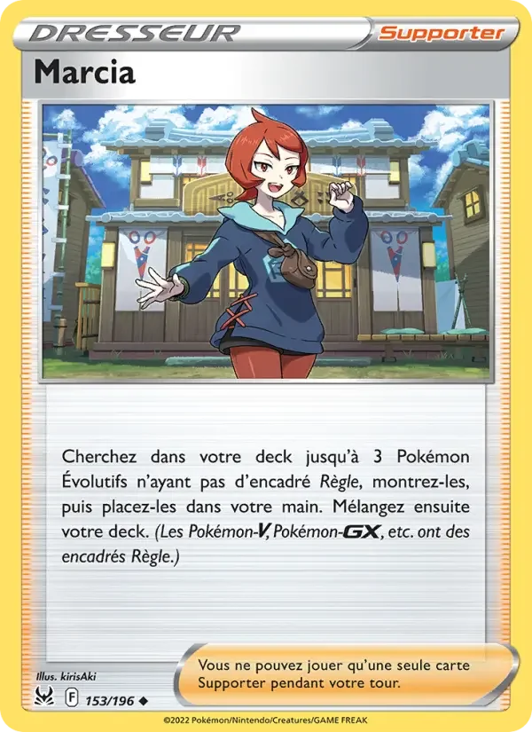 Carte Pokémon Marcia — Origine Perdue