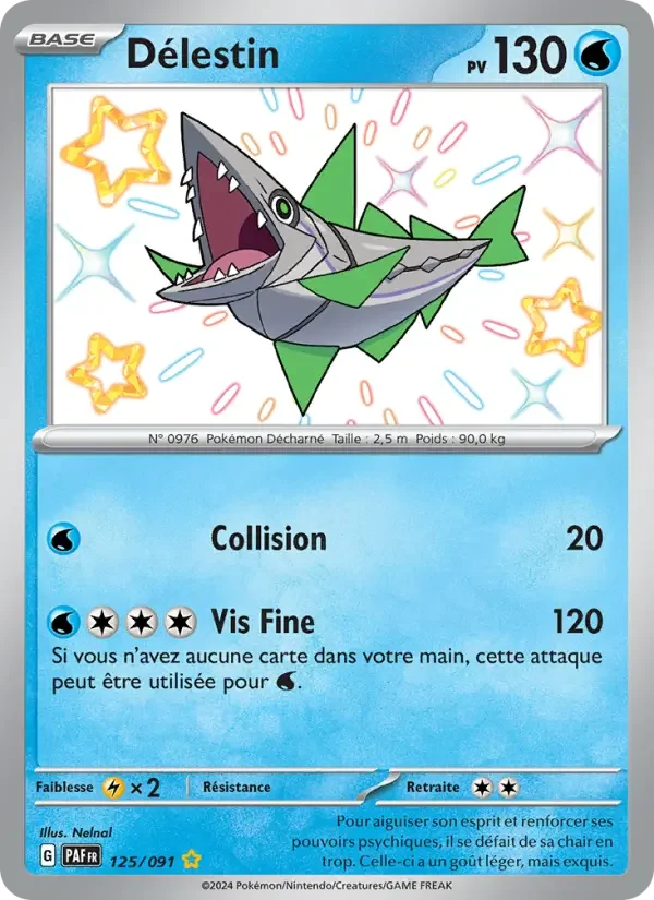 Carte Pokémon Délestin — Destinées de Paldea