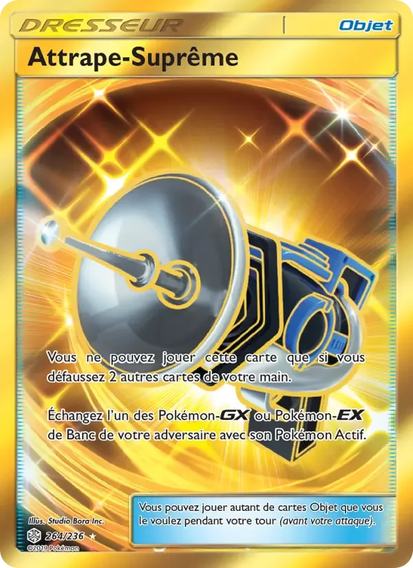 Carte Pokémon Attrape-Suprême — Éclipse Cosmique
