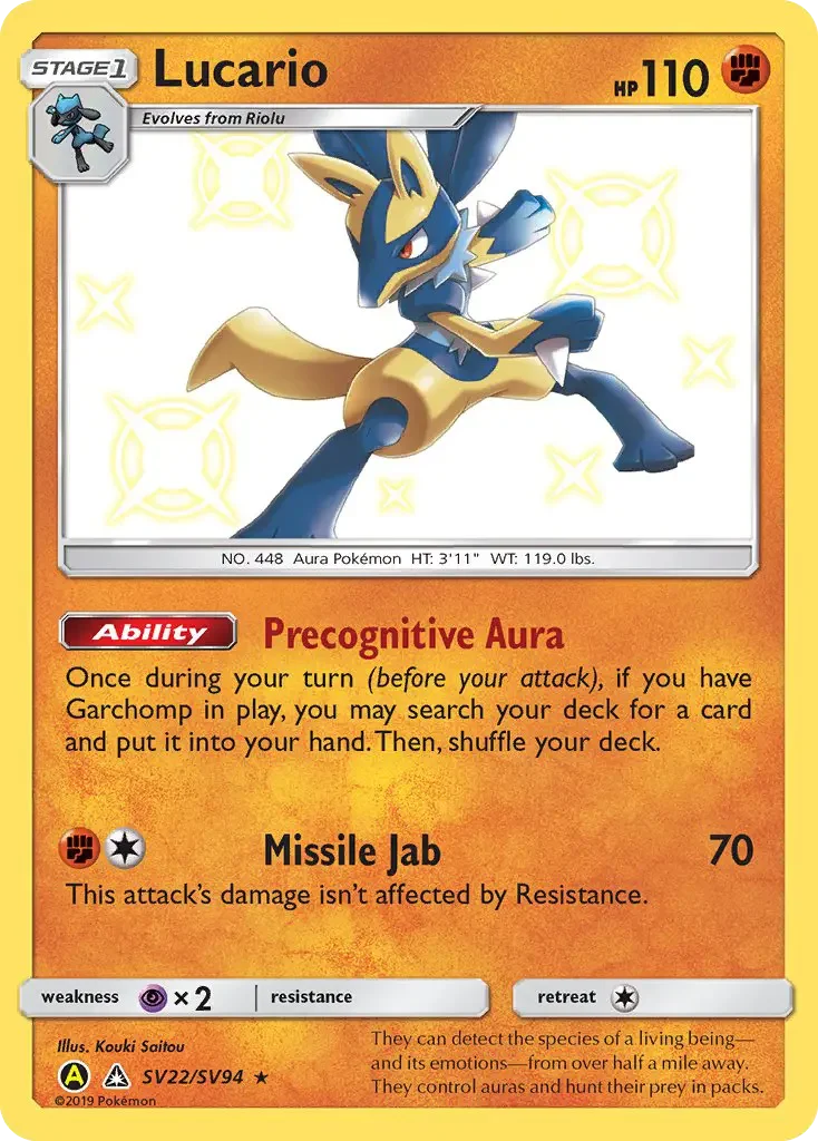 Carte Lucario