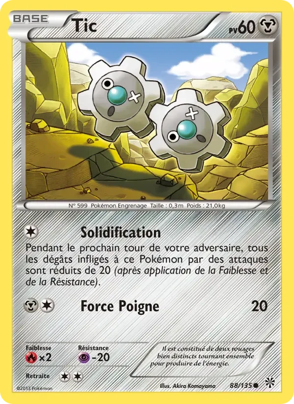 Carte Pokémon Tic — Tempête Plasma