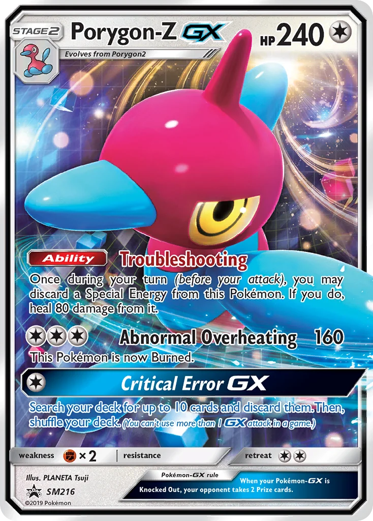 Carte Pokémon Porygon-Z GX — Promos Soleil et Lune