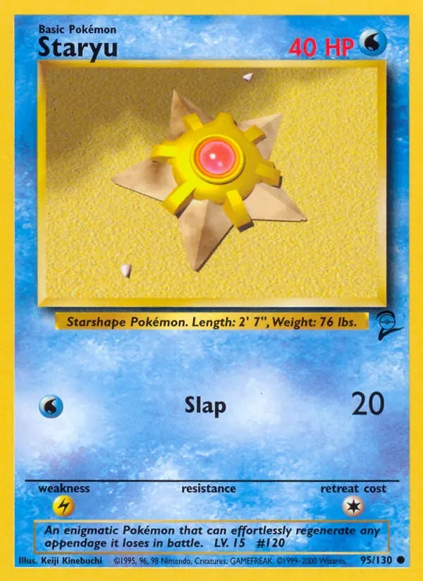 Carte Pokémon Stari — Base Set 2
