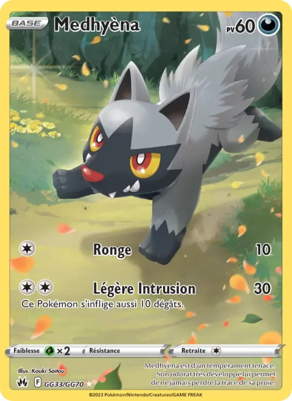 Carte Pokémon Medhyèna — Zénith Suprême