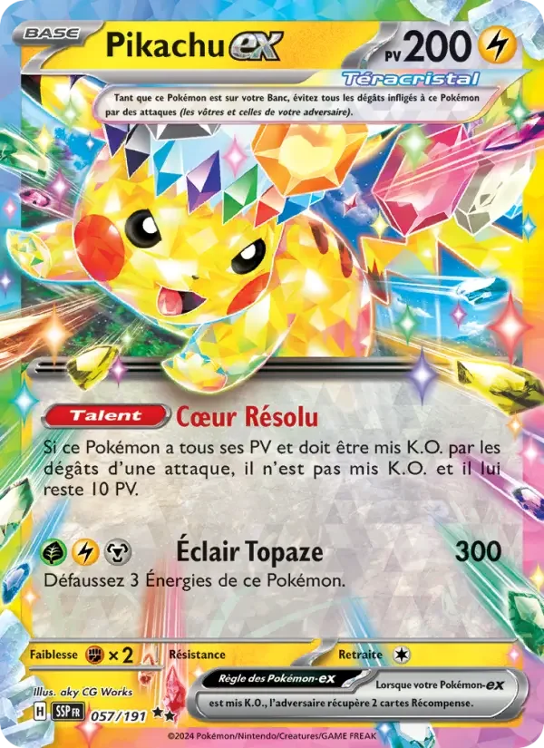 Carte Pikachu-ex