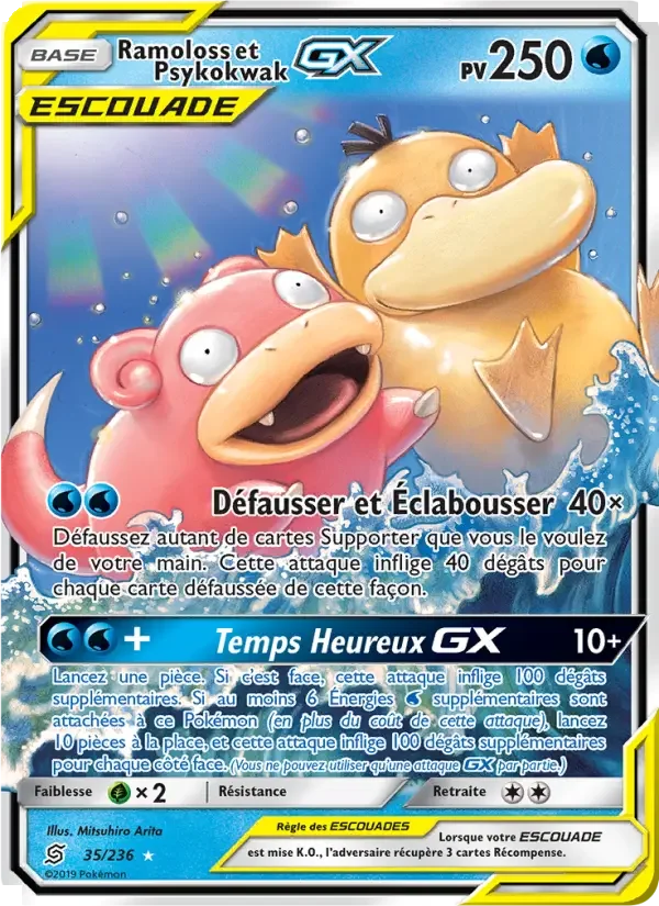 Carte Ramoloss et Psykokwak GX