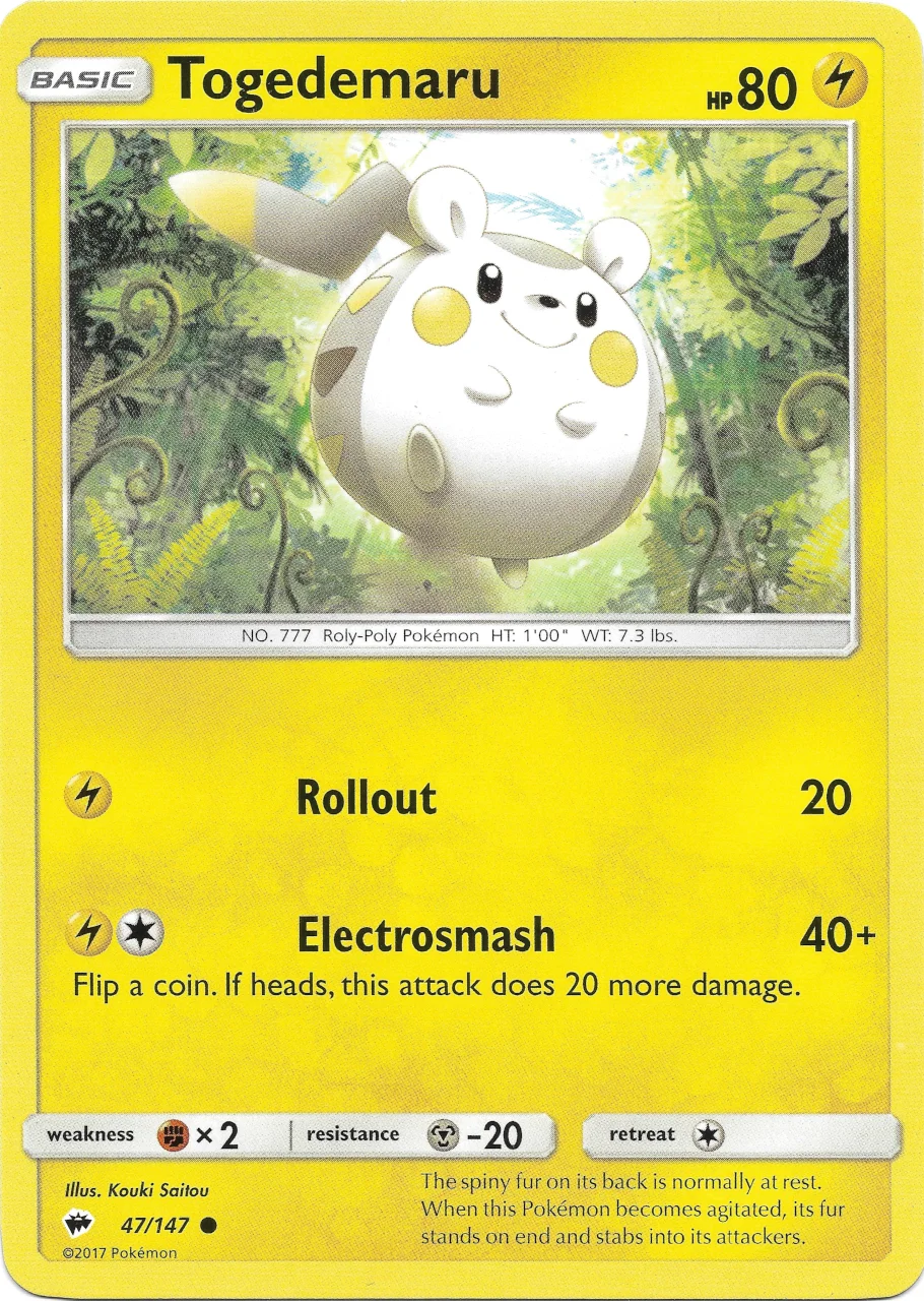 Carte Togedemaru