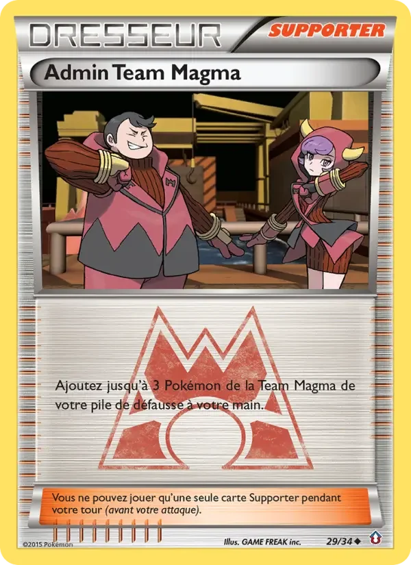 Carte Admin Team Magma