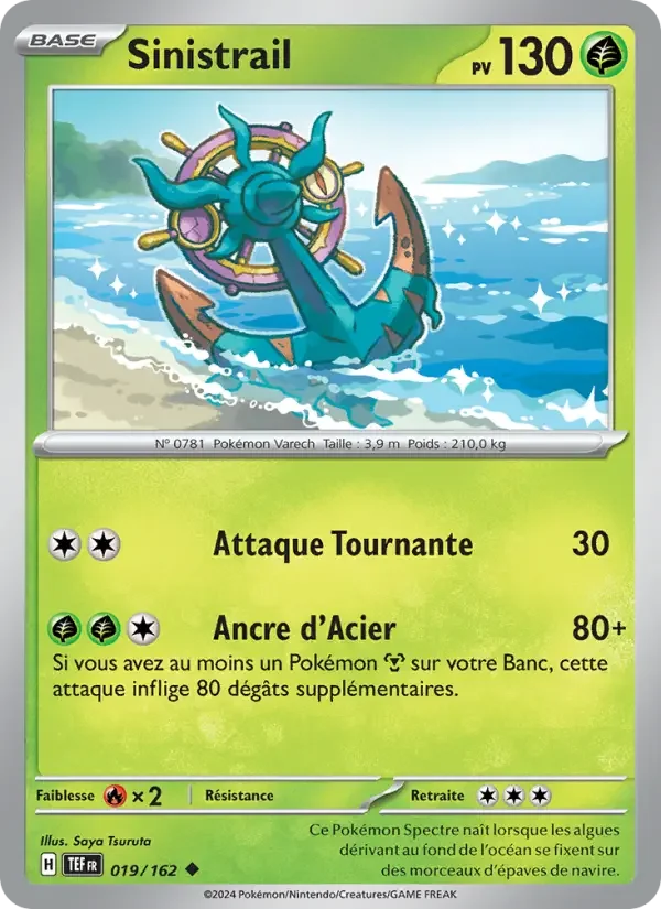 Carte Pokémon Sinistrail — Forces Temporelles