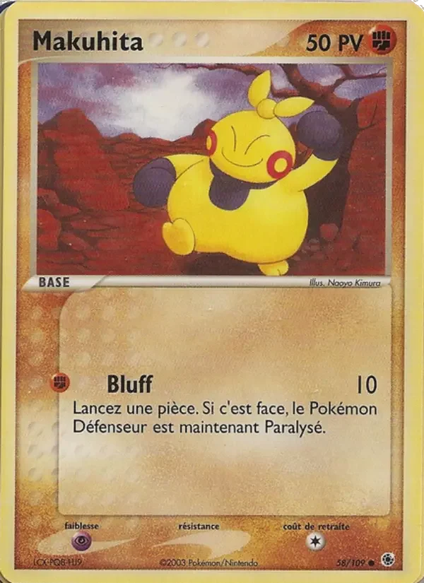Carte Makuhita