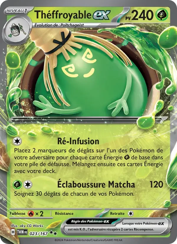 Carte Pokémon Théffroyable-ex — Mascarade Crépusculaire