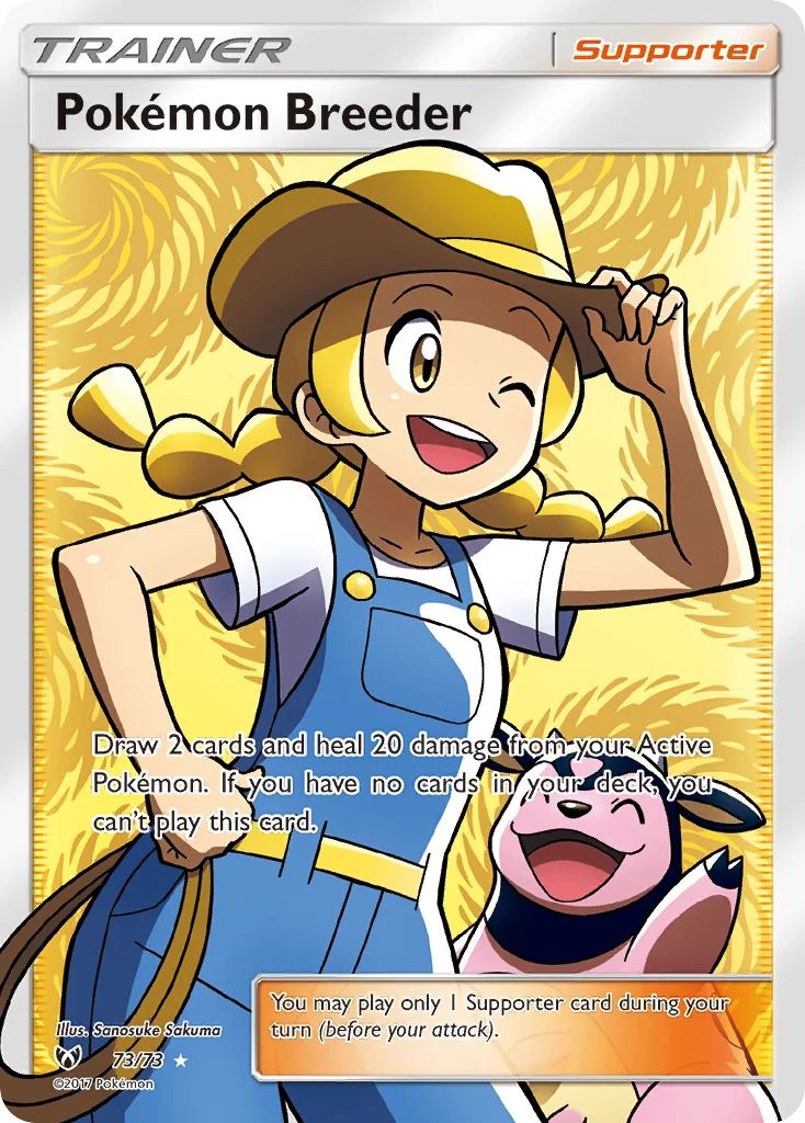 Carte Éleveuse de Pokémon