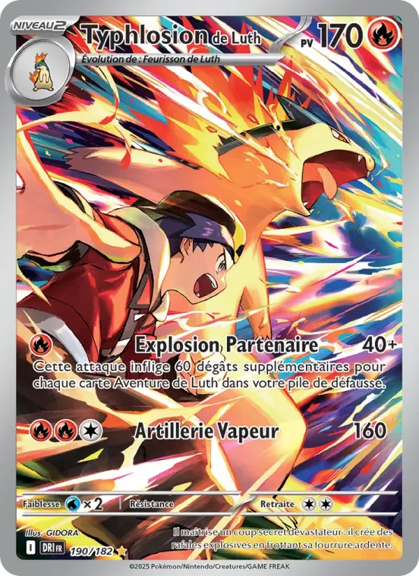 Carte Pokémon Typhlosion de Luth — Rivalités Destinées