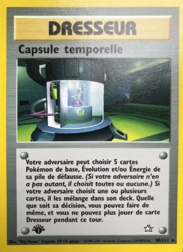 Carte Capsule temporelle