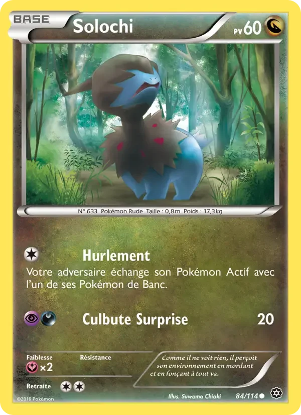 Carte Pokémon Solochi — Offensive Vapeur