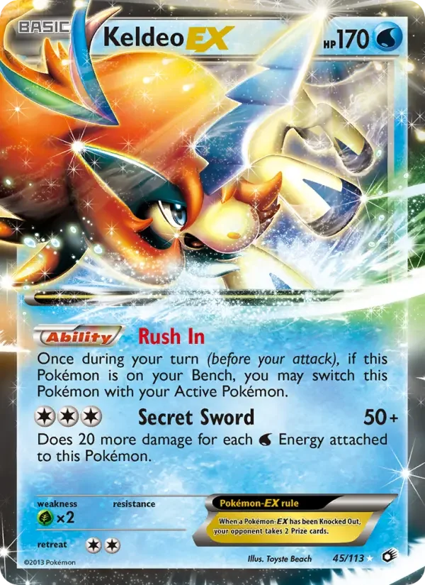 Carte Keldeo-EX