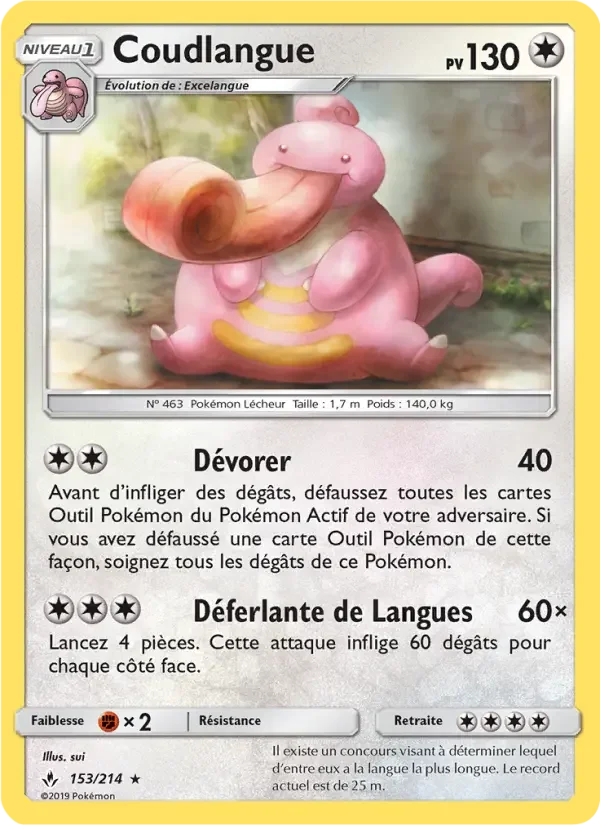 Carte Pokémon Coudlangue — Alliance Infaillible