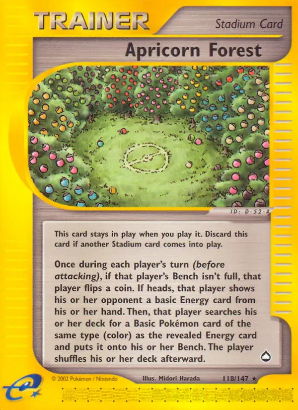 Carte Pokémon Apricorn Forest — Étincelles Déferlantes