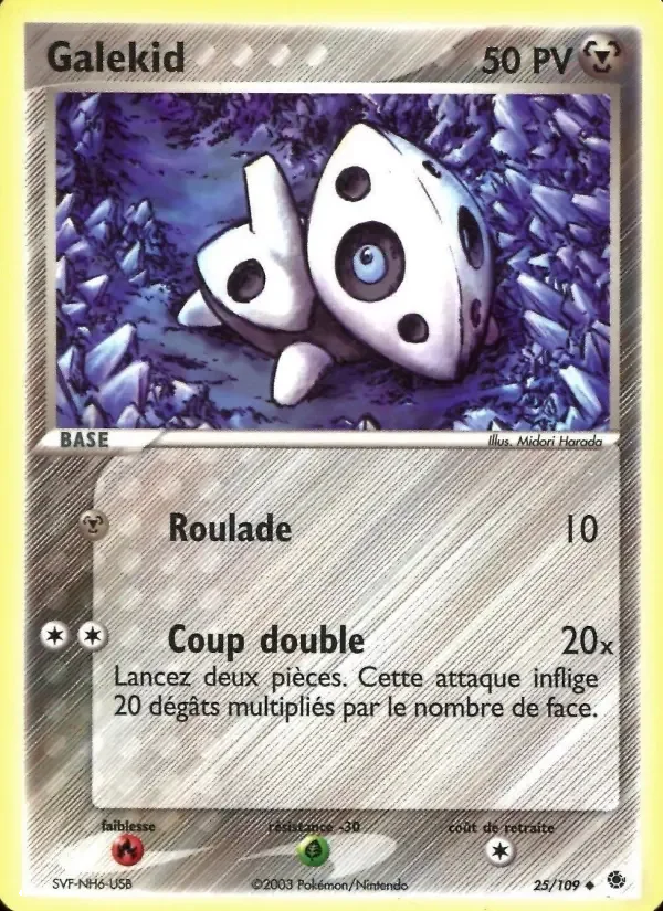 Carte Pokémon Galekid — Rubis & Saphir