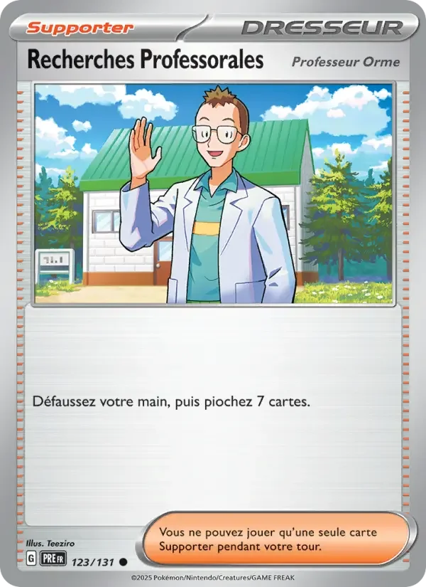 Carte Recherches Professorales