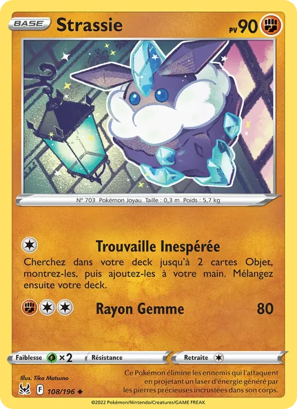 Carte Pokémon Strassie — Origine Perdue