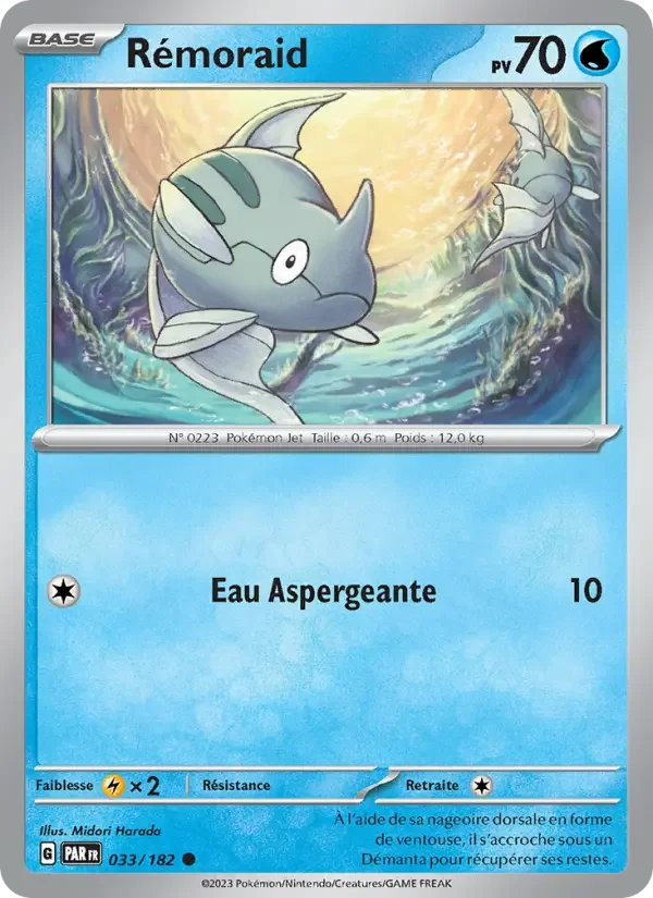 Carte Pokémon Rémoraid — Faille Paradoxe
