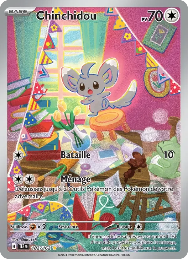 Carte Pokémon Chinchidou — Forces Temporelles