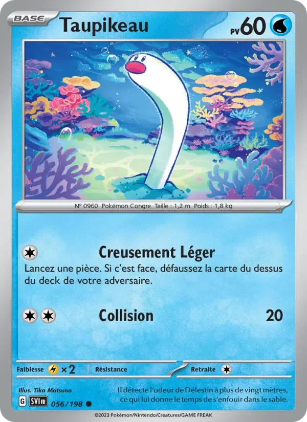 Carte Pokémon Taupikeau — Écarlate et Violet