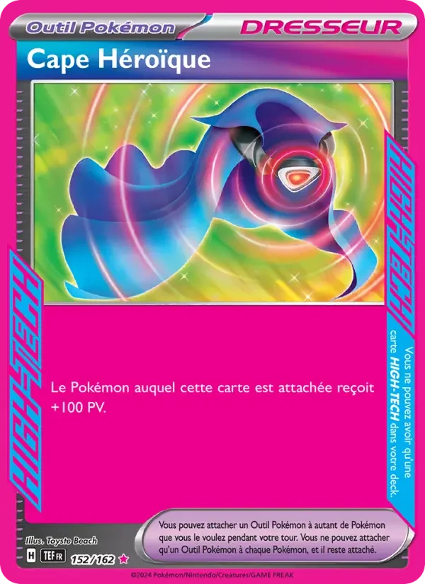 Carte Pokémon Cape Héroïque — Forces Temporelles
