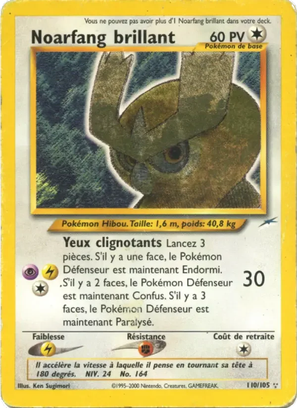 Carte Noarfang brillant