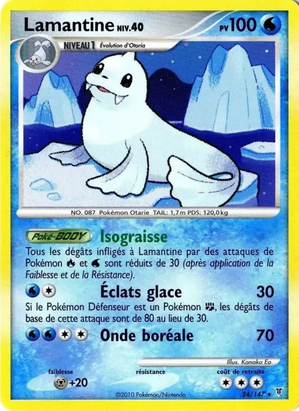 Carte Pokémon Lamantine — Vainqueurs Suprêmes