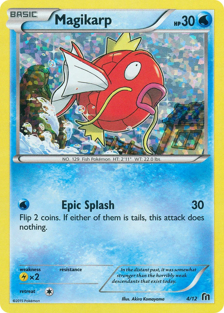 Carte Pokémon Magicarpe — 2016 Promo McDonald's