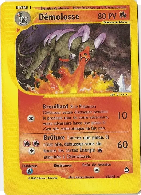 Carte Pokémon Démolosse — Aquapolis