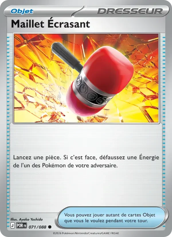 Carte Maillet Écrasant