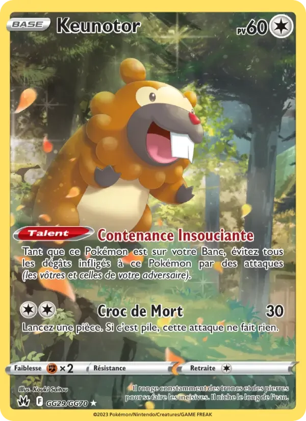 Carte Pokémon Keunotor — Zénith Suprême