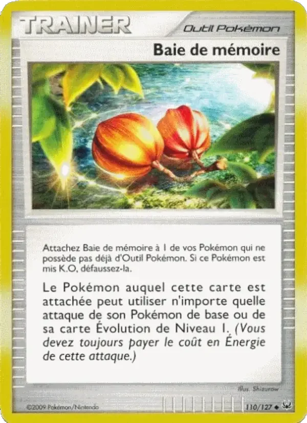 Carte Baie de mémoire