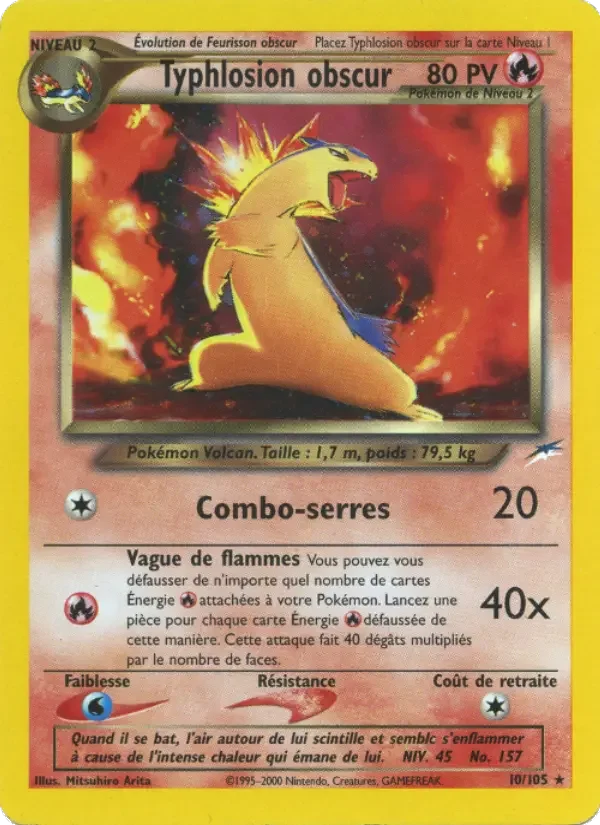 Carte Typhlosion obscur