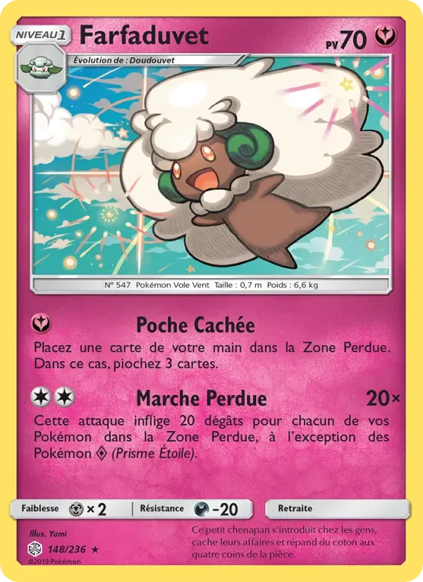 Carte Pokémon Farfaduvet — Éclipse Cosmique