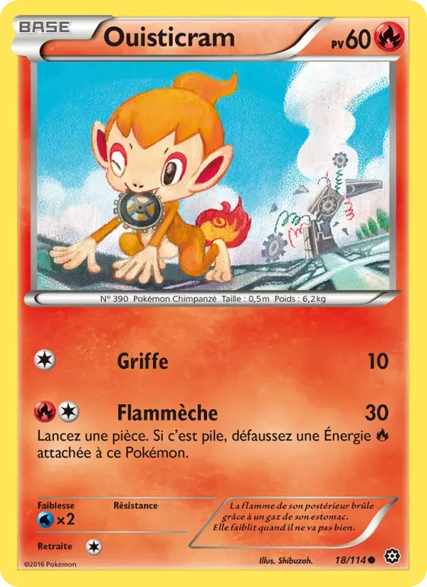 Carte Pokémon Ouisticram — Offensive Vapeur