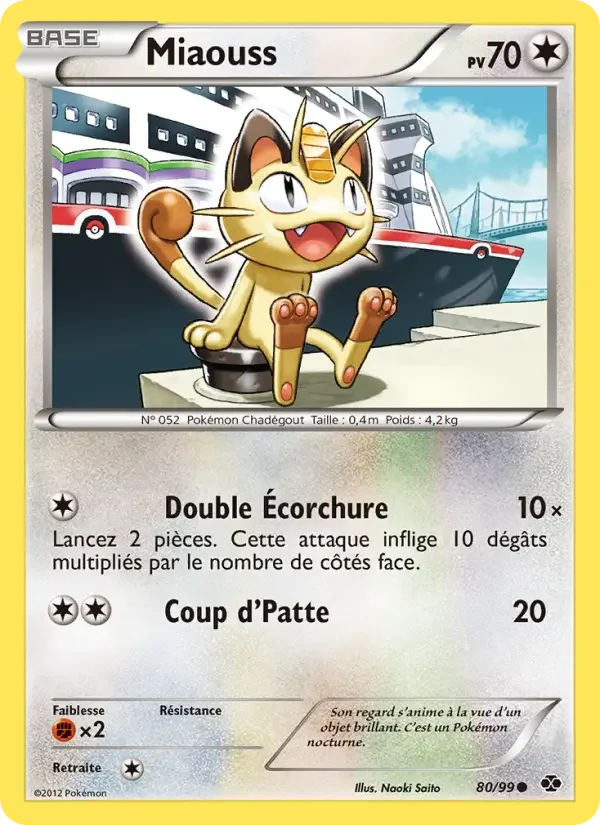 Carte Pokémon Miaouss — Destinées Futures
