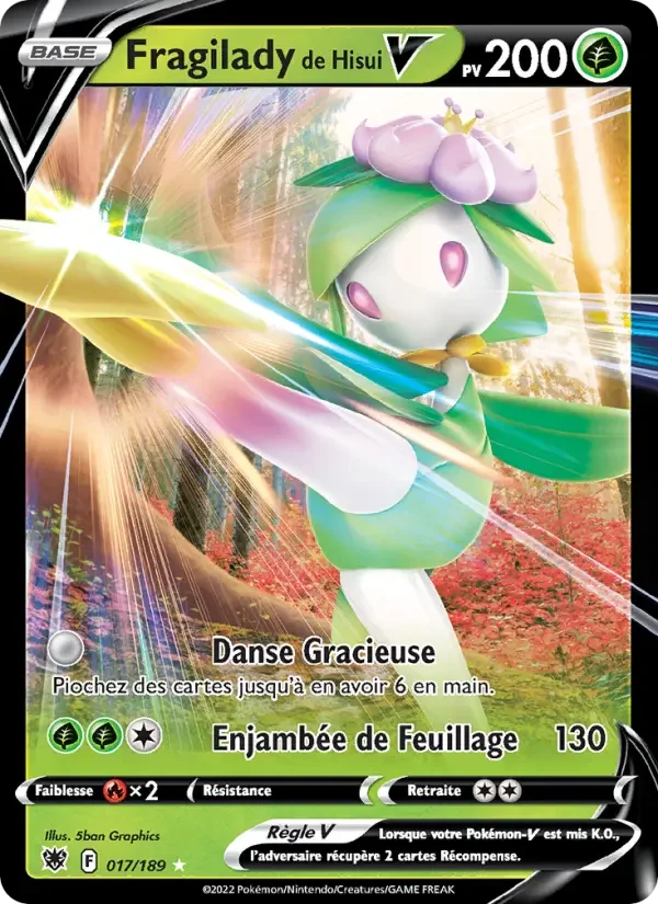 Carte Pokémon Fragilady de Hisui V — Astres Radieux