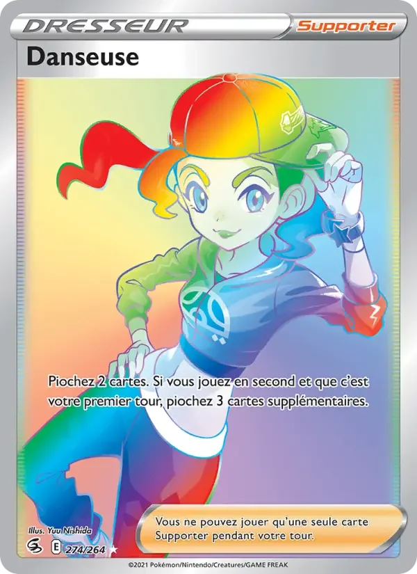 Carte Pokémon Danseuse — Poing de Fusion