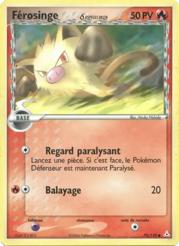 Carte Férosinge δ