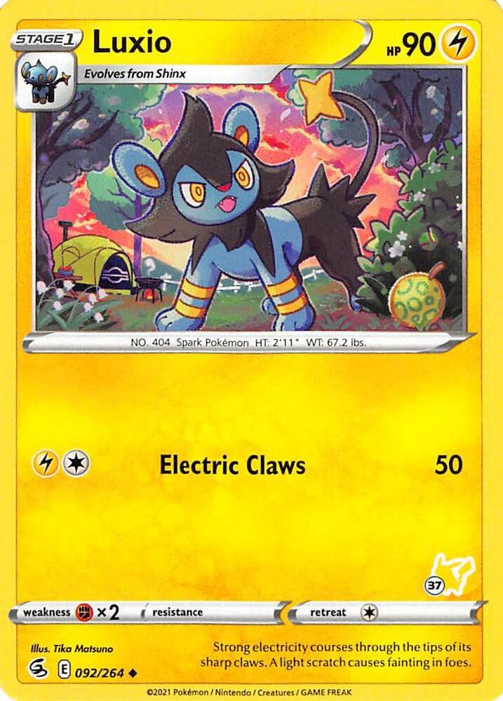 Carte Pokémon Luxio — Poing de Fusion