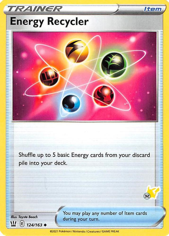 Carte Pokémon Recycleur d'Énergie — Styles de Combat