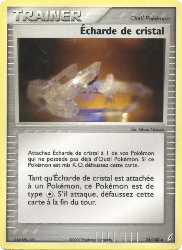 Carte Écharde de cristal