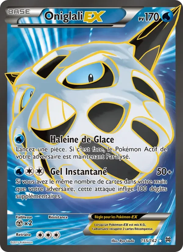 Carte Pokémon Oniglali EX — Impulsion TURBO